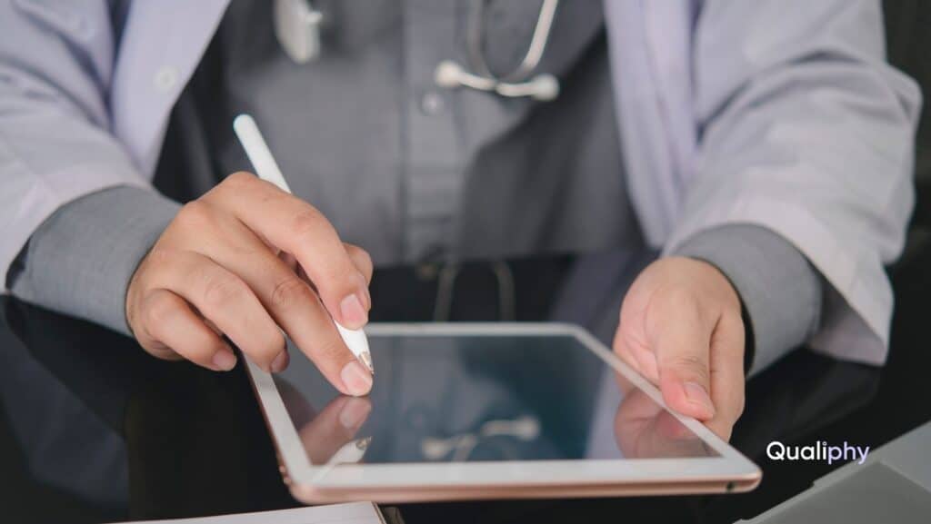 Medical director overseeing patient consultation at a med spa, ensuring compliance, safety, and proper delegation of medical procedures — illustrating what does a medical director do in a med spa.
